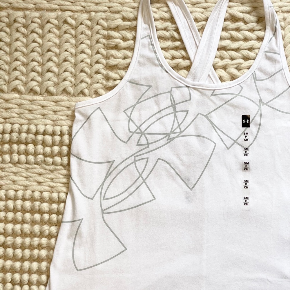 New White Under Armour gym tank top size Small - Picture 5 of 7